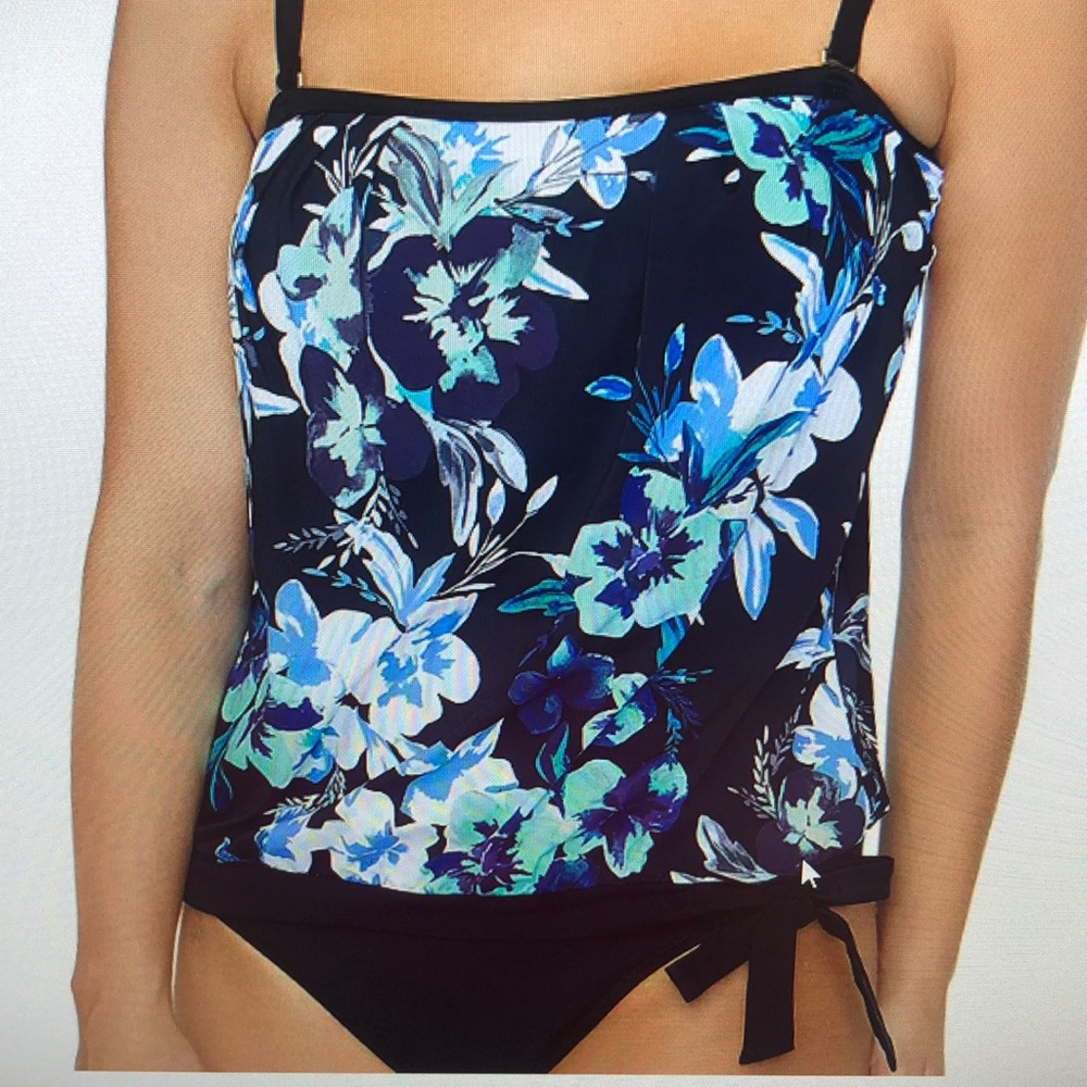 Swim Top - Bandeau Tankini Top (bottoms not included)
